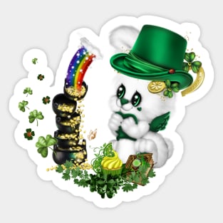 Cute st. patrick's day design Sticker